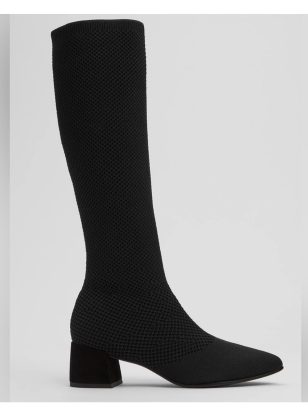 Eileen Fisher Innis Stretch Knit Knee High Sock Boot Size 9